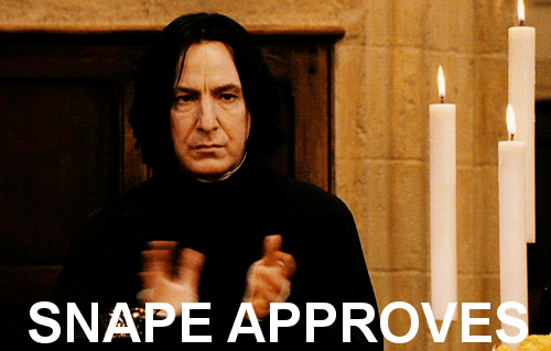 snape approves